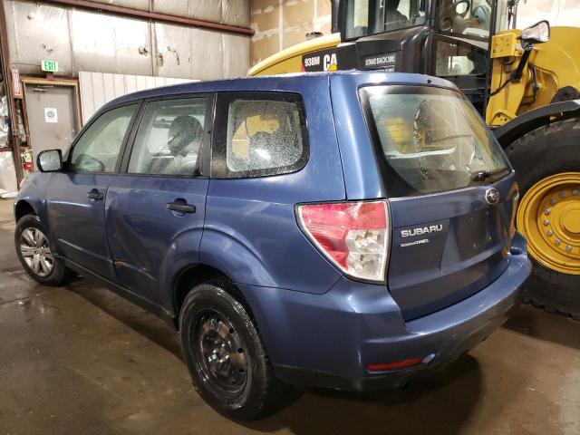 JF2SHBAC7BH715773 - 2011 SUBARU FORESTER 2.5X BLUE photo 2