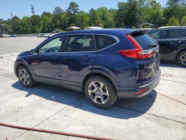 7FARW1H83JE013418 - 2018 HONDA CR-V EXL BLUE photo 2