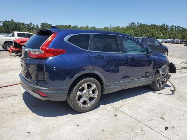 7FARW1H83JE013418 - 2018 HONDA CR-V EXL BLUE photo 3