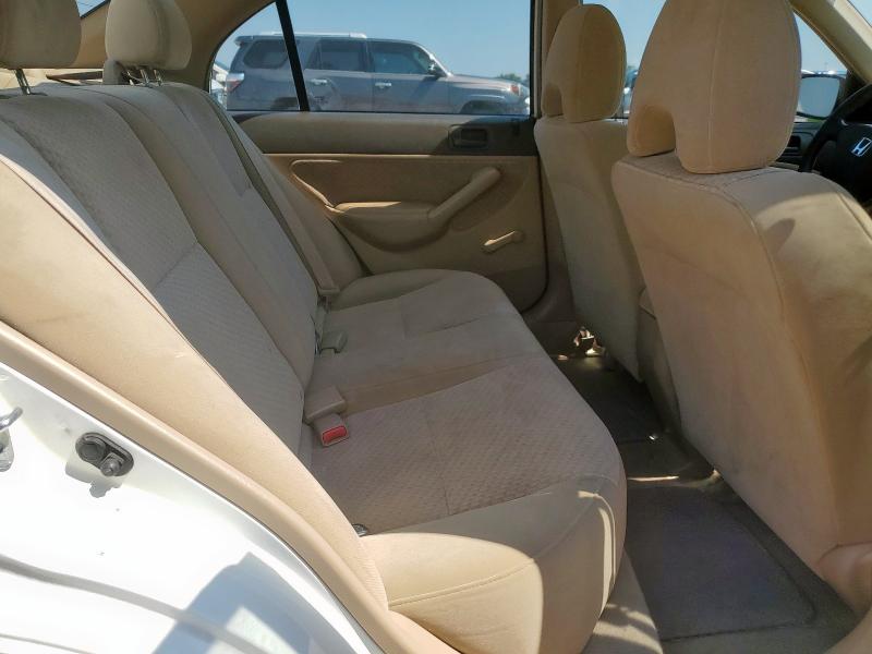 1HGES16375L026142 - 2005 HONDA CIVIC DX VP WHITE photo 10