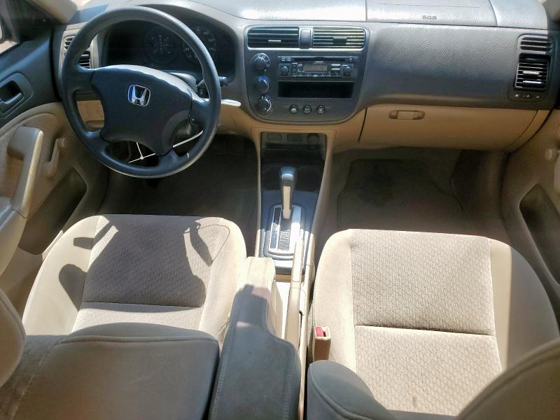 1HGES16375L026142 - 2005 HONDA CIVIC DX VP WHITE photo 8