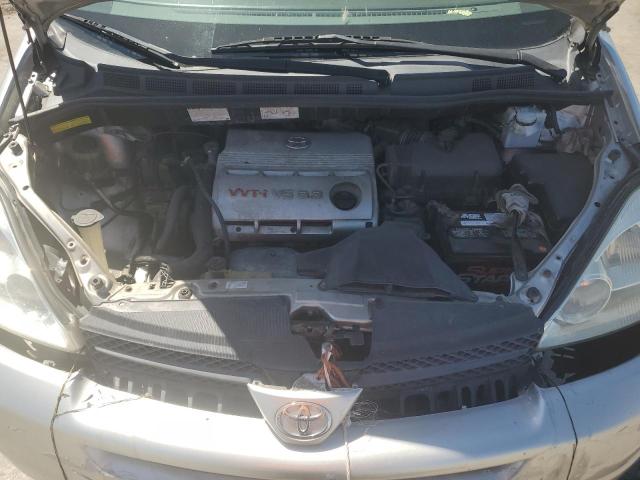 5TDZA22C65S264576 - 2005 TOYOTA SIENNA XLE SILVER photo 12