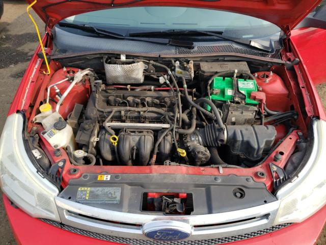 1FAHP34N48W238180 - 2008 FORD FOCUS S/SE RED photo 11