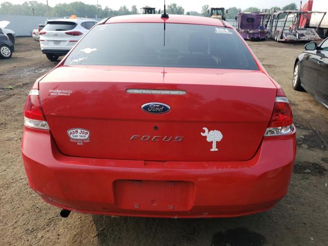 1FAHP34N48W238180 - 2008 FORD FOCUS S/SE RED photo 6