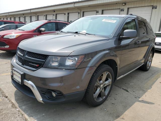 3C4PDDGG1HT521269 - 2017 DODGE JOURNEY CROSSROAD GRAY photo 1