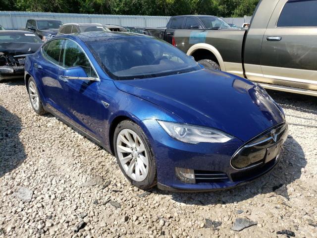 5YJSA1E22GF130055 - 2016 TESLA MODEL S Синій фото 4