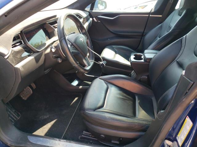 5YJSA1E22GF130055 - 2016 TESLA MODEL S Синій фото 7