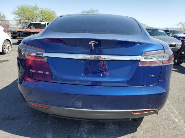 5YJSA1E1XFF102901 - 2015 TESLA MODEL S 蓝色 照片 6