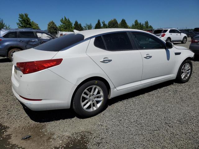 KNAGM4A75D5382814 - 2013 KIA OPTIMA LX WHITE photo 3