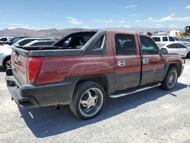 3GNEC13T12G164145 - 2002 CHEVROLET AVALANCHE C1500 RED photo 3