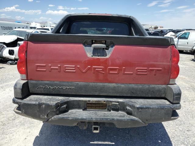 3GNEC13T12G164145 - 2002 CHEVROLET AVALANCHE C1500 RED photo 6