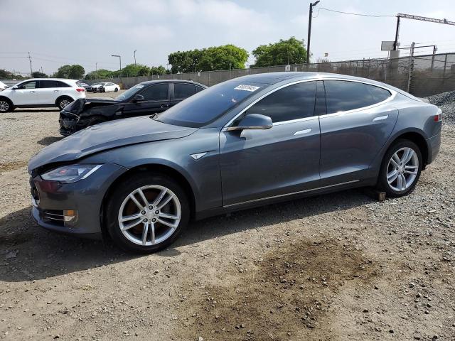 5YJSA1CG9DFP09733 - 2013 TESLA MODEL S GRAY photo 1