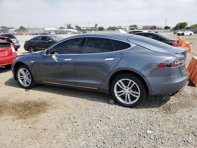 5YJSA1CG9DFP09733 - 2013 TESLA MODEL S GRAY photo 2