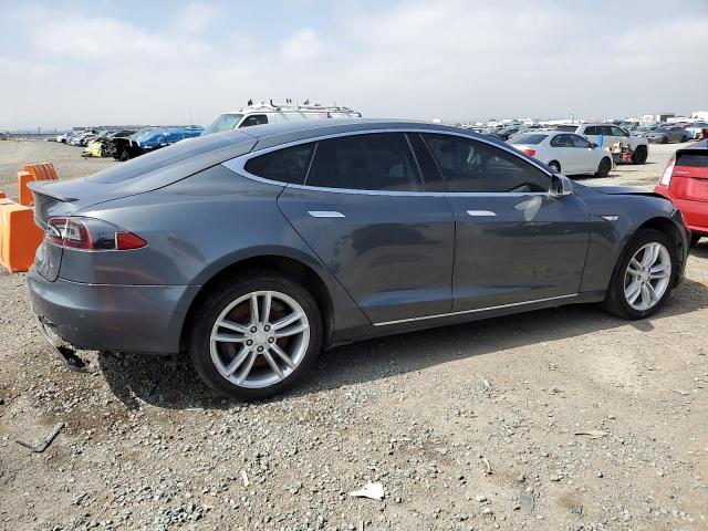5YJSA1CG9DFP09733 - 2013 TESLA MODEL S GRAY photo 3