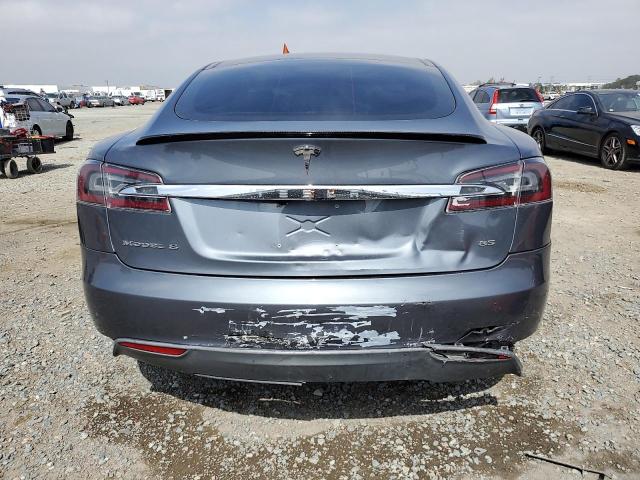 5YJSA1CG9DFP09733 - 2013 TESLA MODEL S GRAY photo 6