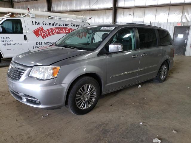 2C4RC1CG6ER171104 - 2014 CHRYSLER TOWN & COU TOURING L GRAY photo 1