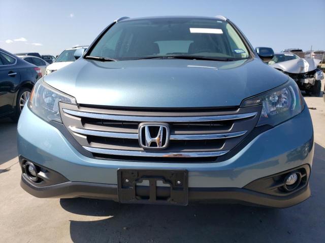 2HKRM3H79EH515748 - 2014 HONDA CR-V EXL BLUE photo 5