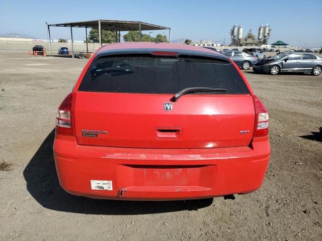 2D4FV47V87H794324 - 2007 DODGE MAGNUM SXT RED photo 6