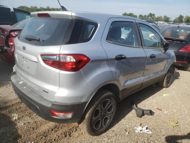 MAJ3S2FE9LC378915 - 2020 FORD ECOSPORT S SILVER photo 3