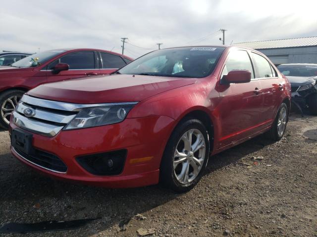 3FAHP0HA2CR192186 - 2012 FORD FUSION SE RED photo 1