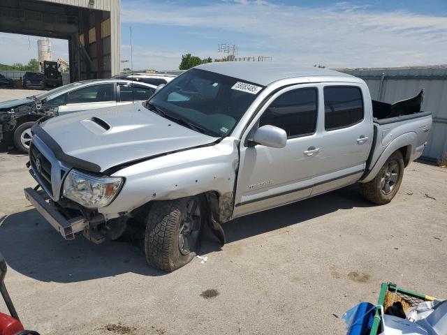 5TEJU62N47Z322090 - 2007 TOYOTA TACOMA DOUBLE CAB PRERUNNER SILVER photo 1