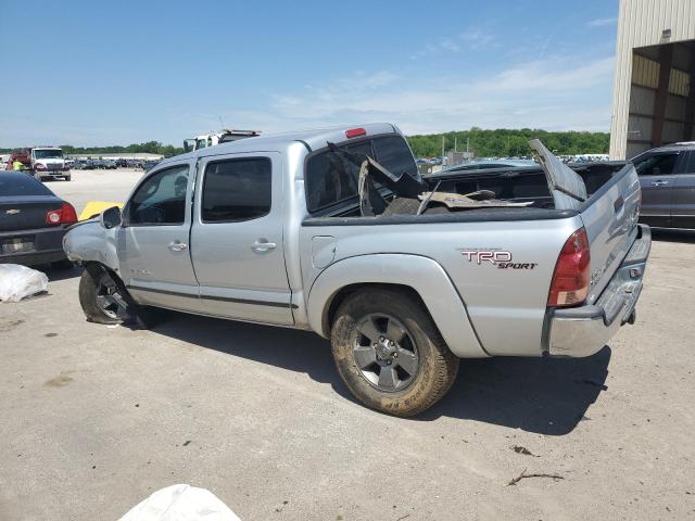 5TEJU62N47Z322090 - 2007 TOYOTA TACOMA DOUBLE CAB PRERUNNER SILVER photo 2