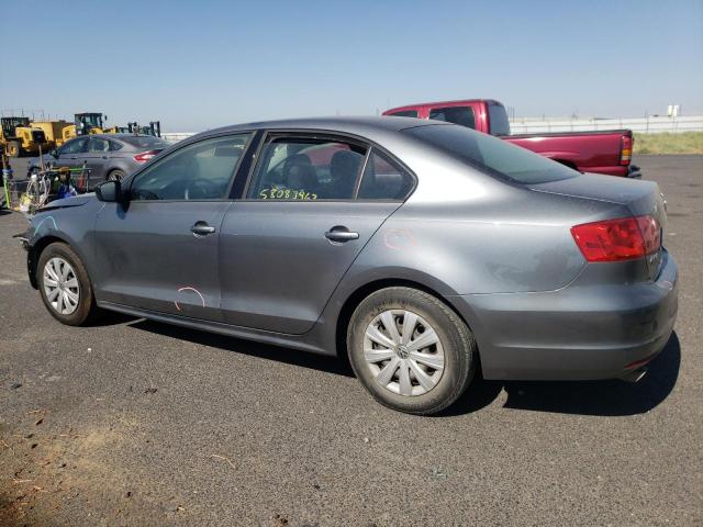 3VW2K7AJ5EM241072 - 2014 VOLKSWAGEN JETTA BASE Grau Foto 2
