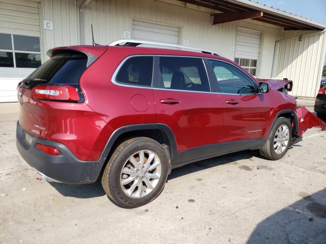 1C4PJMDS8HW640030 - 2017 JEEP CHEROKEE LIMITED BURGUNDY photo 3