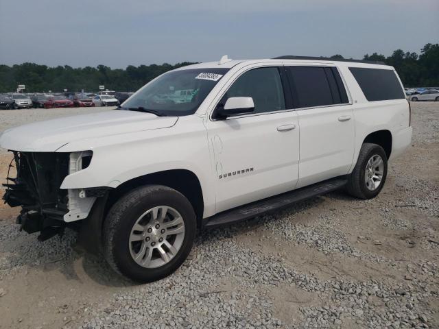 1GNSCHKCXJR363769 - 2018 CHEVROLET SUBURBAN C1500 LT WHITE photo 1