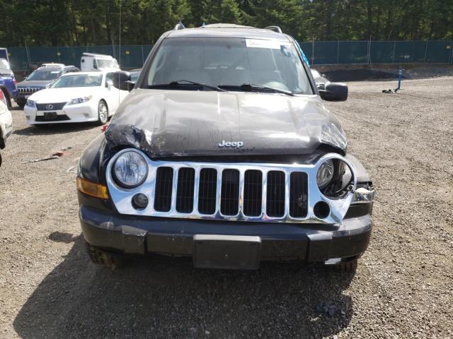 1J4GL58K75W574036 - 2005 JEEP LIBERTY LIMITED BLACK photo 5