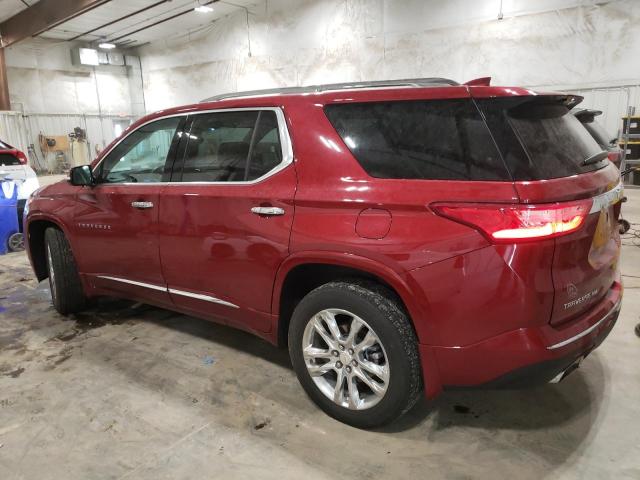 1GNEVJKW8KJ185319 - 2019 CHEVROLET TRAVERSE HIGH COUNTRY RED photo 2