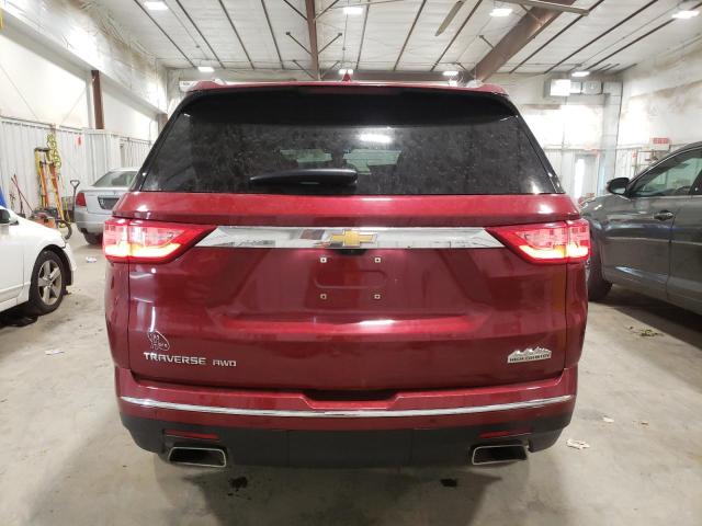 1GNEVJKW8KJ185319 - 2019 CHEVROLET TRAVERSE HIGH COUNTRY RED photo 6