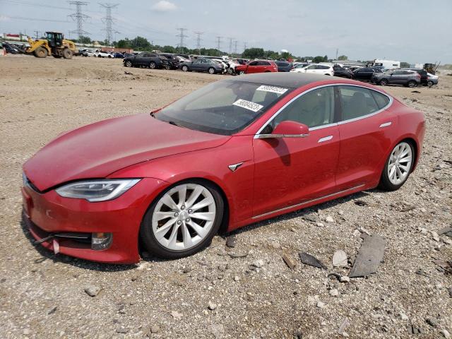 5YJSA1E2XHF193499 - 2017 TESLA MODEL S Կարմիր լուսանկար 1