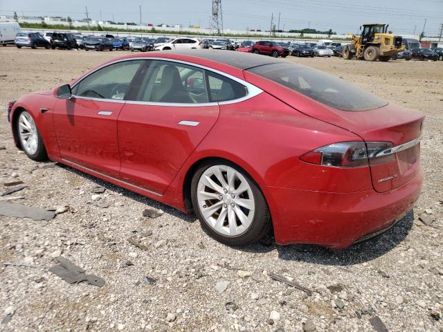 5YJSA1E2XHF193499 - 2017 TESLA MODEL S Կարմիր լուսանկար 2