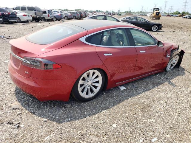 5YJSA1E2XHF193499 - 2017 TESLA MODEL S Կարմիր լուսանկար 3
