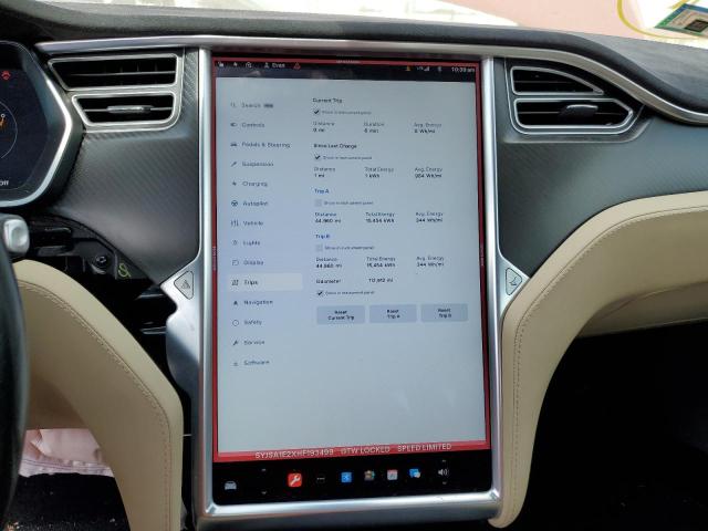5YJSA1E2XHF193499 - 2017 TESLA MODEL S Կարմիր լուսանկար 9