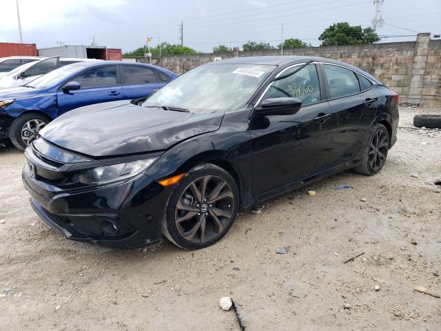 2HGFC2F89LH598732 - 2020 HONDA CIVIC SPORT 黑色 照片 1