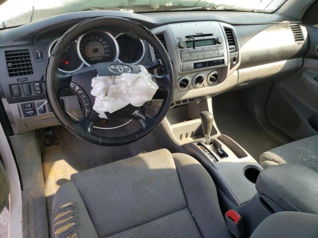 5TEUU4ENXAZ743347 - 2010 TOYOTA TACOMA ACCESS CAB თეთრი ფოტო 8
