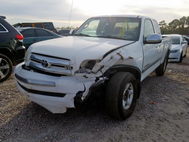 5TBRT34143S371689 - 2003 TOYOTA TUNDRA ACCESS CAB SR5  photo 2