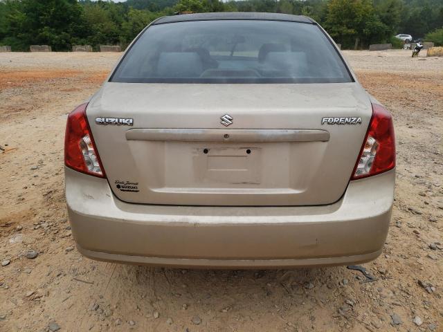 KL5JD56Z65K190660 - 2005 SUZUKI FORENZA S TAN photo 6