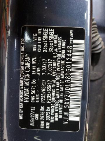 5XYZUDLB8DG013448 - 2013 HYUNDAI SANTA FE S 灰色 照片 13