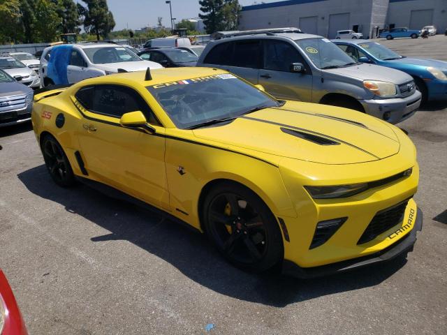 1G1FF1R73H0160330 - 2017 CHEVROLET CAMARO SS 黄色 照片 4