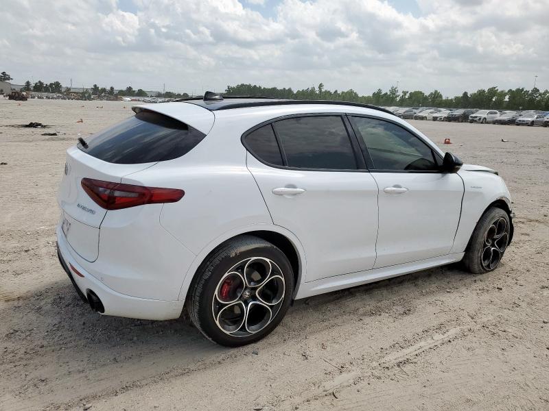 ZASPAKBN2N7D27344 - 2022 ALFA ROMEO STELVIO TI WHITE photo 3