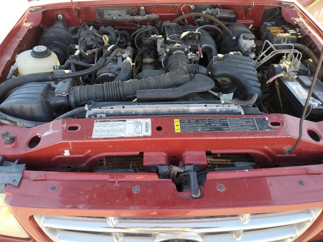 1FTYR10D42PA67275 - 2002 FORD RANGER BURGUNDY photo 11