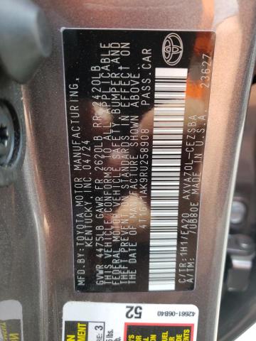 4T1G11AK9RU258908 - 2024 TOYOTA CAMRY SE NIGHT SHADE GRAY photo 13