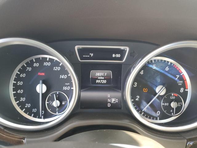 4JGDA5HB7FA460272 - 2015 MERCEDES-BENZ ML 350 4MATIC WHITE photo 9