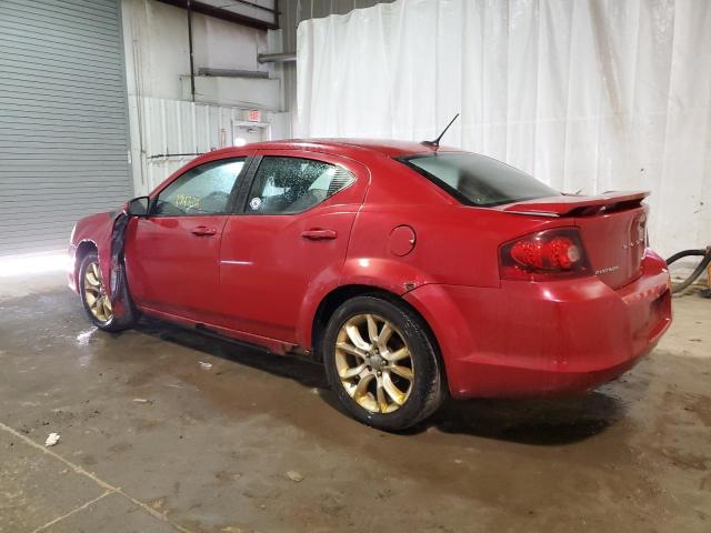 1C3CDZBGXCN119492 - 2012 DODGE AVENGER R/T RED photo 2