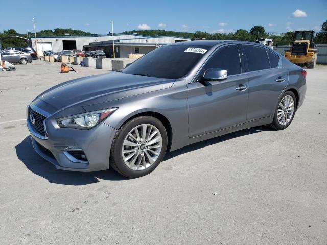 JN1EV7BP9MM704483 - 2021 INFINITI Q50 LUXE SILVER photo 1