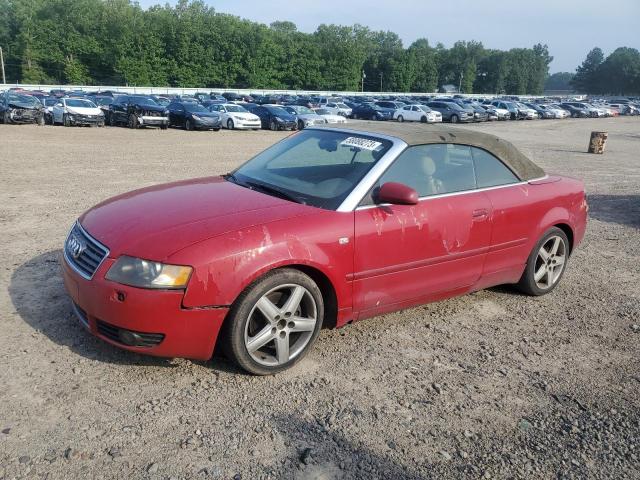 WAUAT48H14K017569 - 2004 AUDI A4 3.0 CABRIOLET RED photo 1