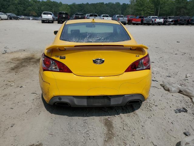 KMHHU6KH9BU052053 - 2011 HYUNDAI GENESIS CO 3.8L YELLOW photo 6